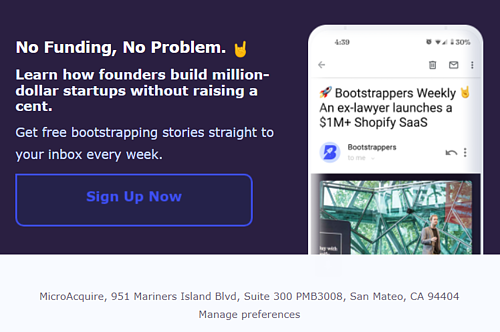 Signature d'e-mail CTA