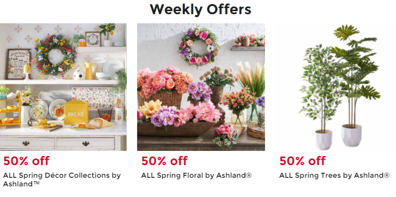 Offres hebdomadaires Michaels