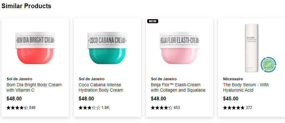 Produits similaires à Sephora