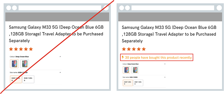 Des personnes ont acheté cette étiquette de produit récemment