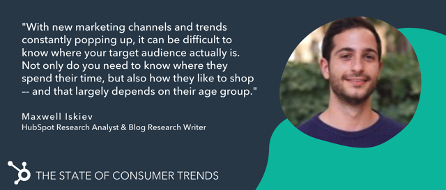 comment différentes générations achètent une citation différente de Maxwell iskiev