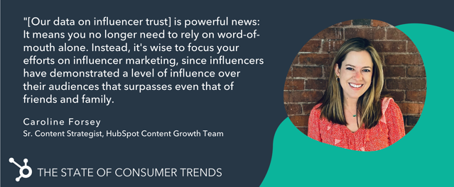 Caroline Forsey influence l'impact des tendances