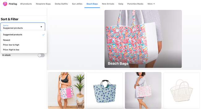 Pink Tag Boutique Boutiques Facebook Étude de cas