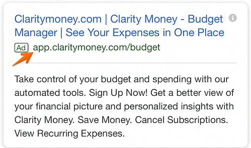 extensions d'application Google Ads