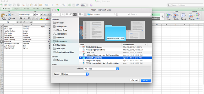 Ouvrir, fermer ou créer rapidement un classeur Excel