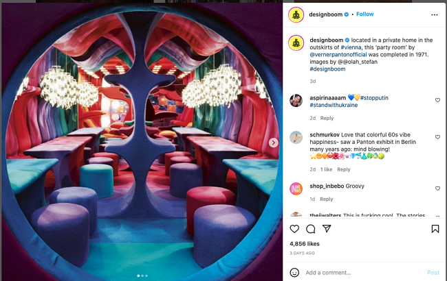 Types de contenu à publier sur Instagram : Designboom montre une maison à la périphérie de Vienne qui a été achevée en 1971