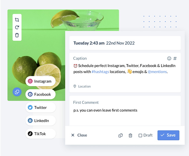 Planificateur de contenu Instagram : HopperHQ