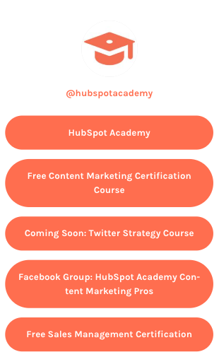 Cours de l'Académie HubSpot