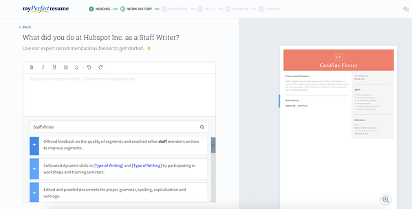 meilleur créateur de CV gratuit : mon CV parfait