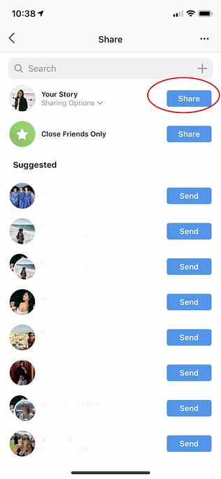 Partager des questions dans les histoires Instagram