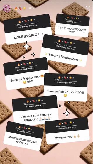 Questions Instagram sur le lancement d'un nouveau produit