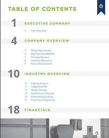 exemple de business plan : Culina