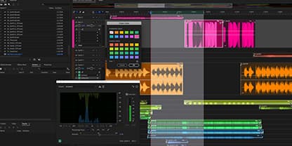équipement de base pour podcasts : logiciel de montage Adobe Audition pour podcasts.