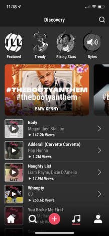 Page de découverte Triller