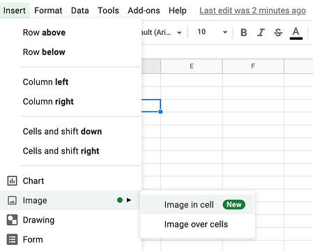 Comment ajouter une image à une cellule Excel, étape 2 cliquez sur l'image et l'image dans la cellule