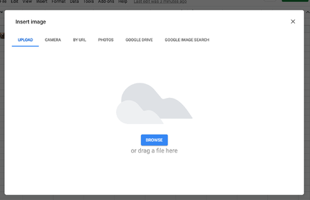 Comment ajouter une image à une cellule Excel, étape 3 télécharger l'image