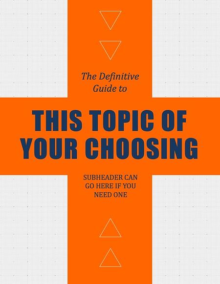 Modèle d'ebook : thème de la triade