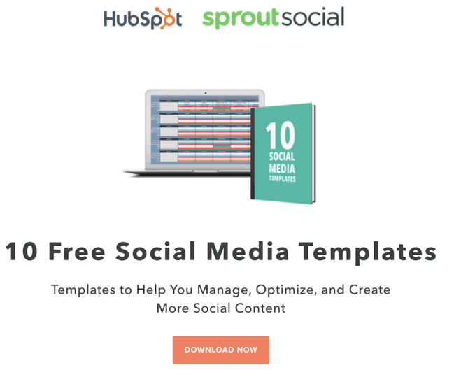modèles de stratégie de médias sociaux de hubspot