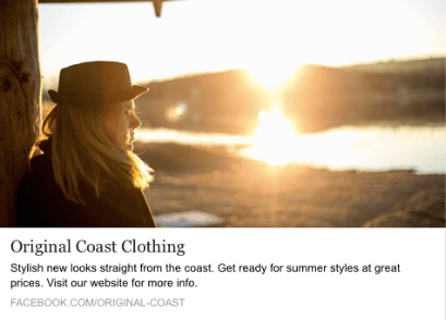 Modèle d'annonce Facebook pour photo