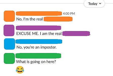 farces virtuelles du poisson d'avril : identité volée