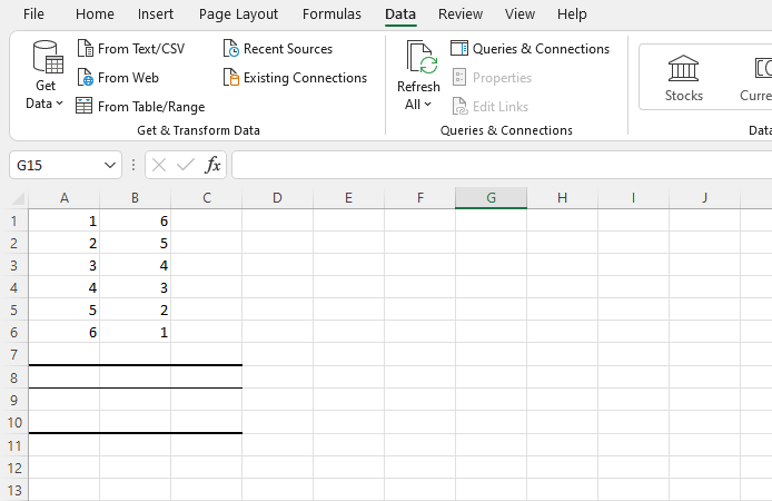comment calculer le coefficient de corrélation dans excel: ouvrir excel