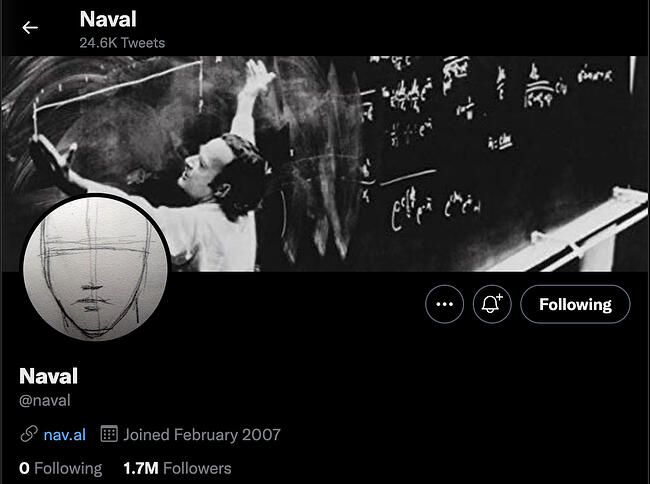 compte d'utilisateur avancé twitter: naval