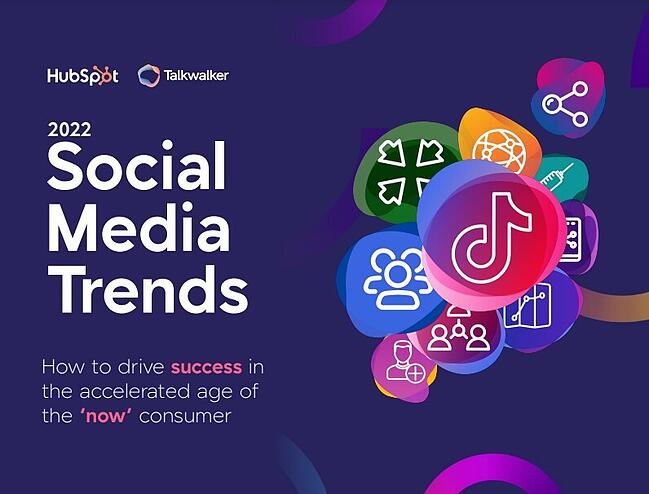 exemple de stratégie de médias sociaux ebook : tendances des médias sociaux de hubspot