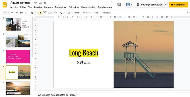 formats d'ebook pour la création : google slides