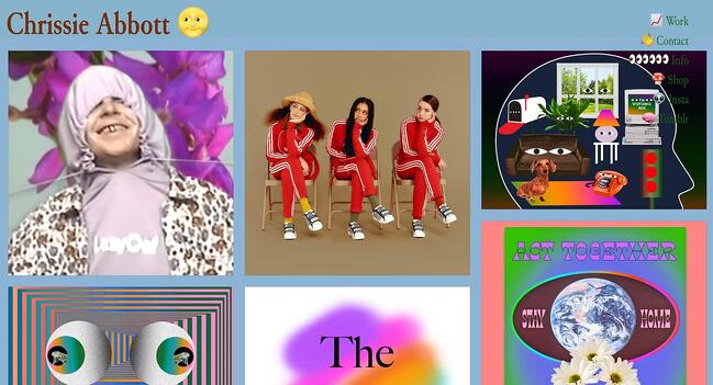 exemple du brutalisme de la tendance de conception de sites Web